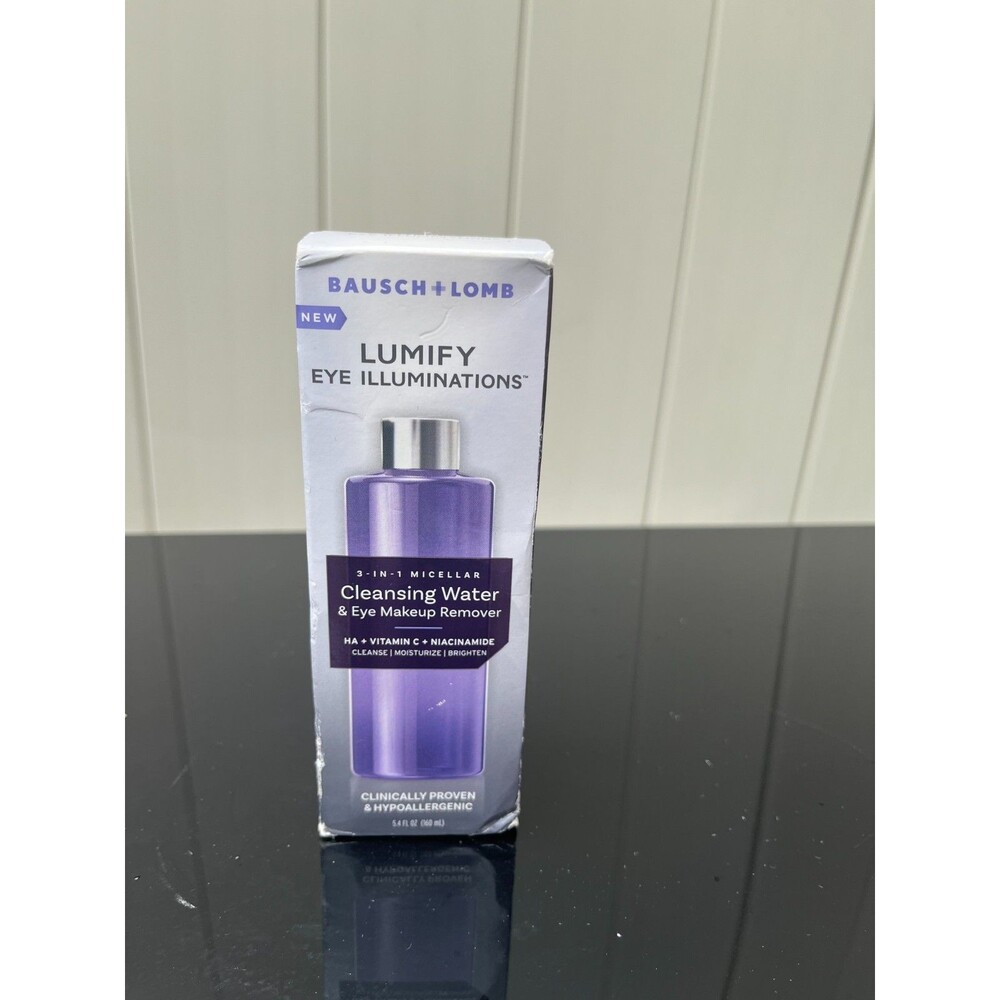 Lumify Eye Illuminations 3-in-1 Micellar Cleansing Water 5.4oz New Damaged
